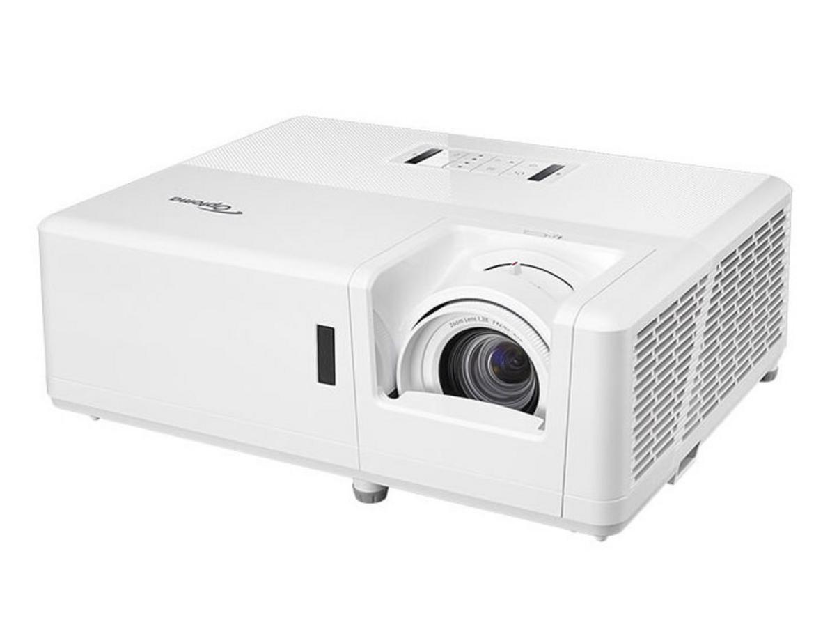 Nguồn sáng Laser DuraCore bền bỉ và ít bảo trì hơn đèn truyền thống (đặt gần máy chiếu đang hoạt động).','imagePrompt':'Close-up of Optoma ZW350 laser module running in a dusty environment, with highlighted particles and durable casing.