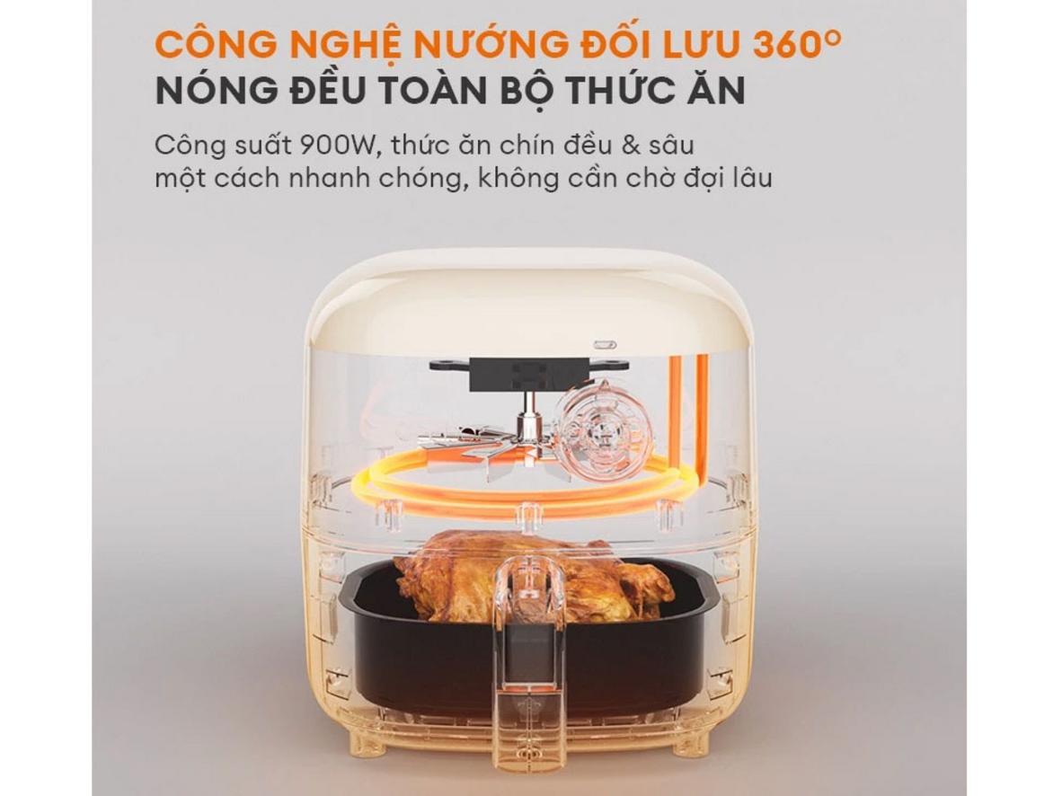 Tổng quan Nồi chiên không dầu Gaabor AF20M-YE01A - 2 lít
