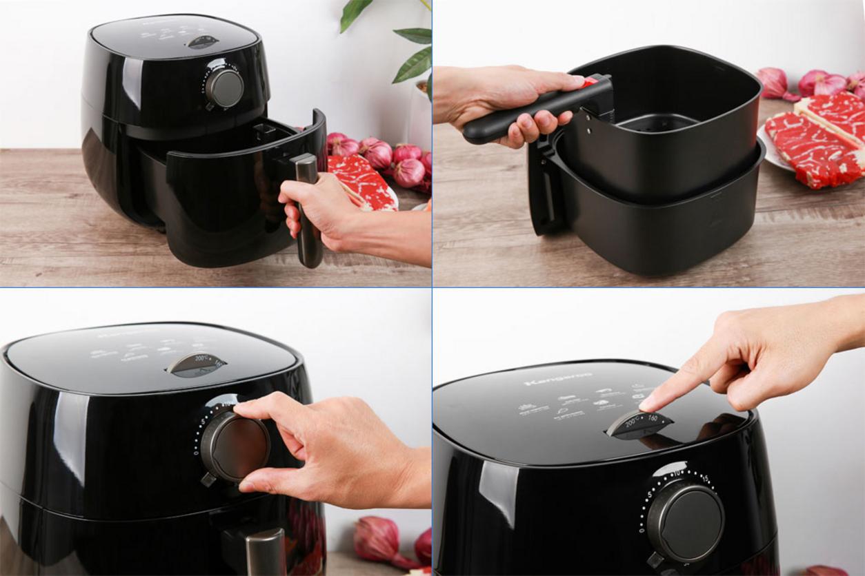 Tổng quan Nồi chiên không dầu Kangaroo KG42AF1 (4 lít)