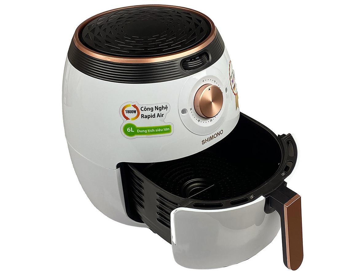 Tổng quan Nồi chiên không dầu Shimono SM-AF608C - 6 lít