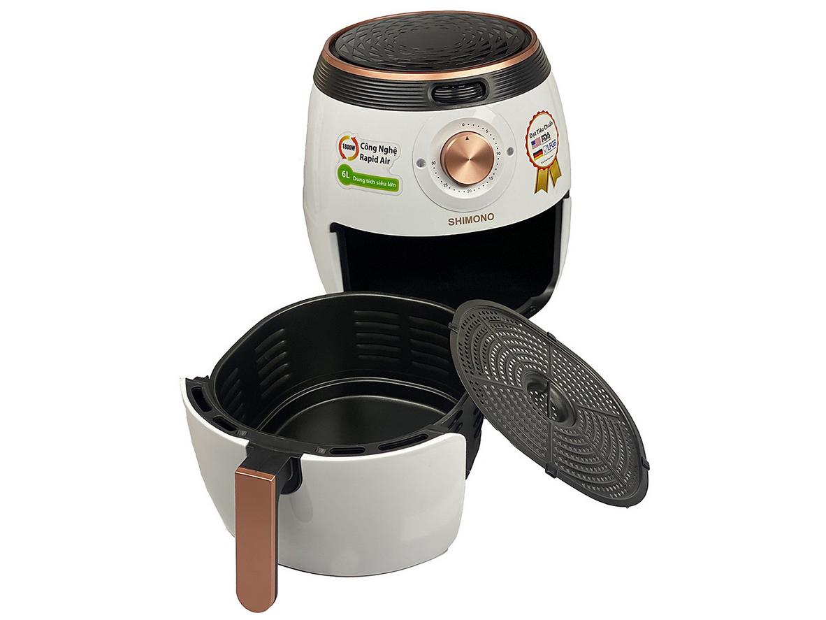 Tổng quan Nồi chiên không dầu Shimono SM-AF608C - 6 lít