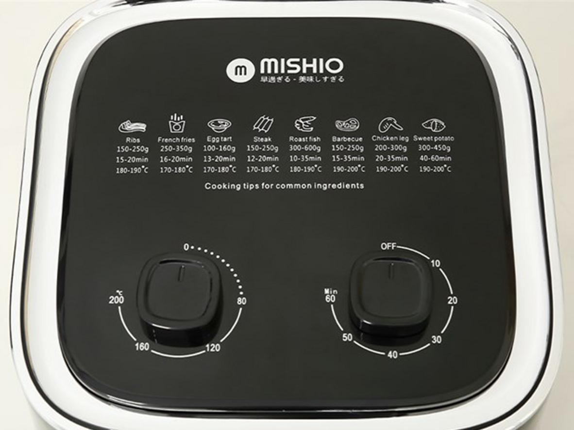 Tổng quan Nồi chiên không dầu thủy tinh Mishio MK373 (7 lít)