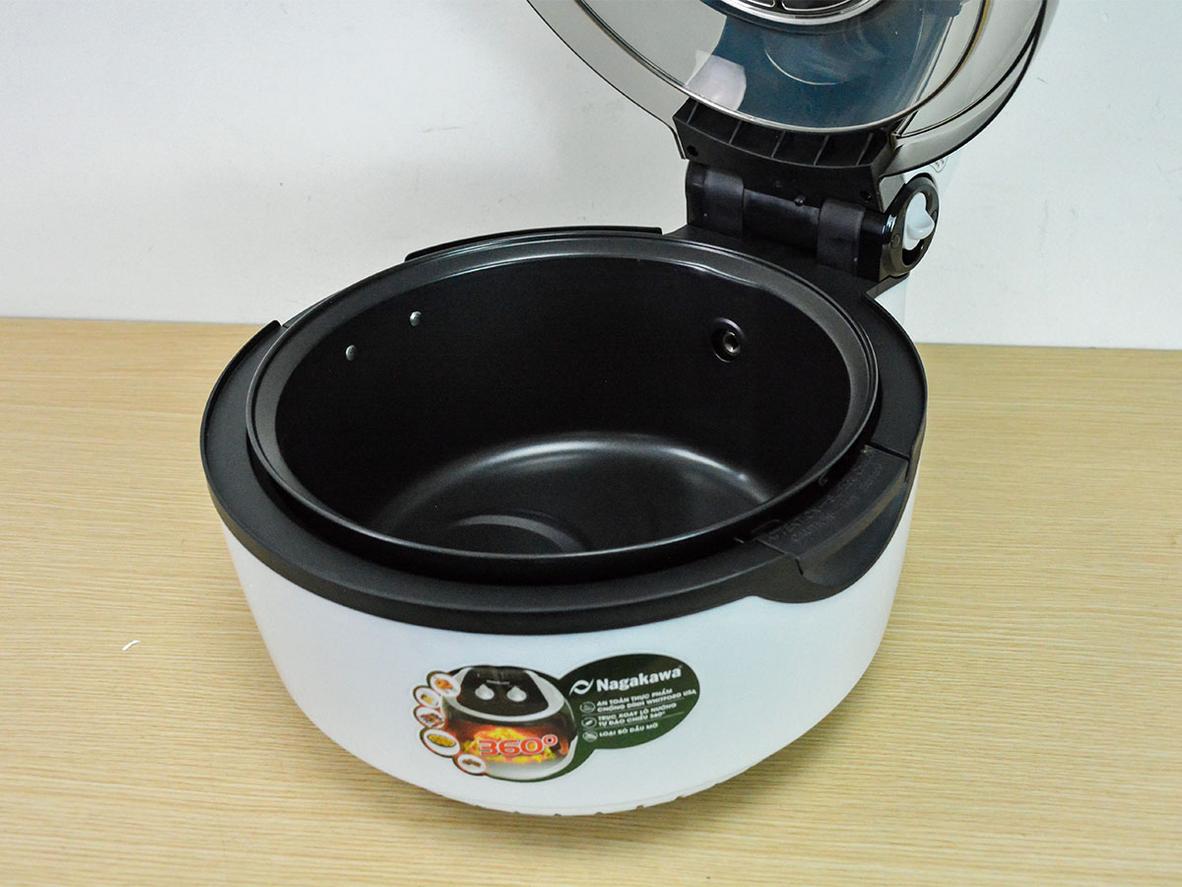 Tổng quan Nồi chiên không dầu xoay 360 độ Nagakawa NAG3302 - 9 lít