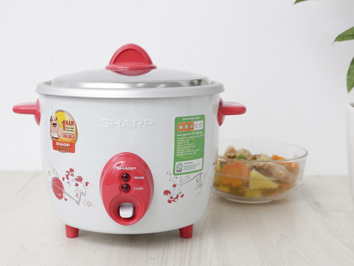 Tổng quan Nồi cơm điện Sharp 1.5 lít KSH-D15V (Màu giao ngẫu nhiên)