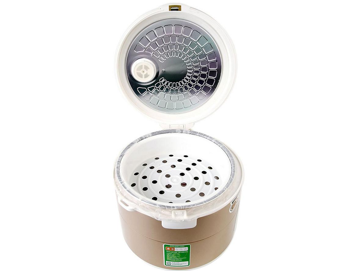 Lòng nồi nhôm 1.8mm phủ Whitford — dễ vệ sinh