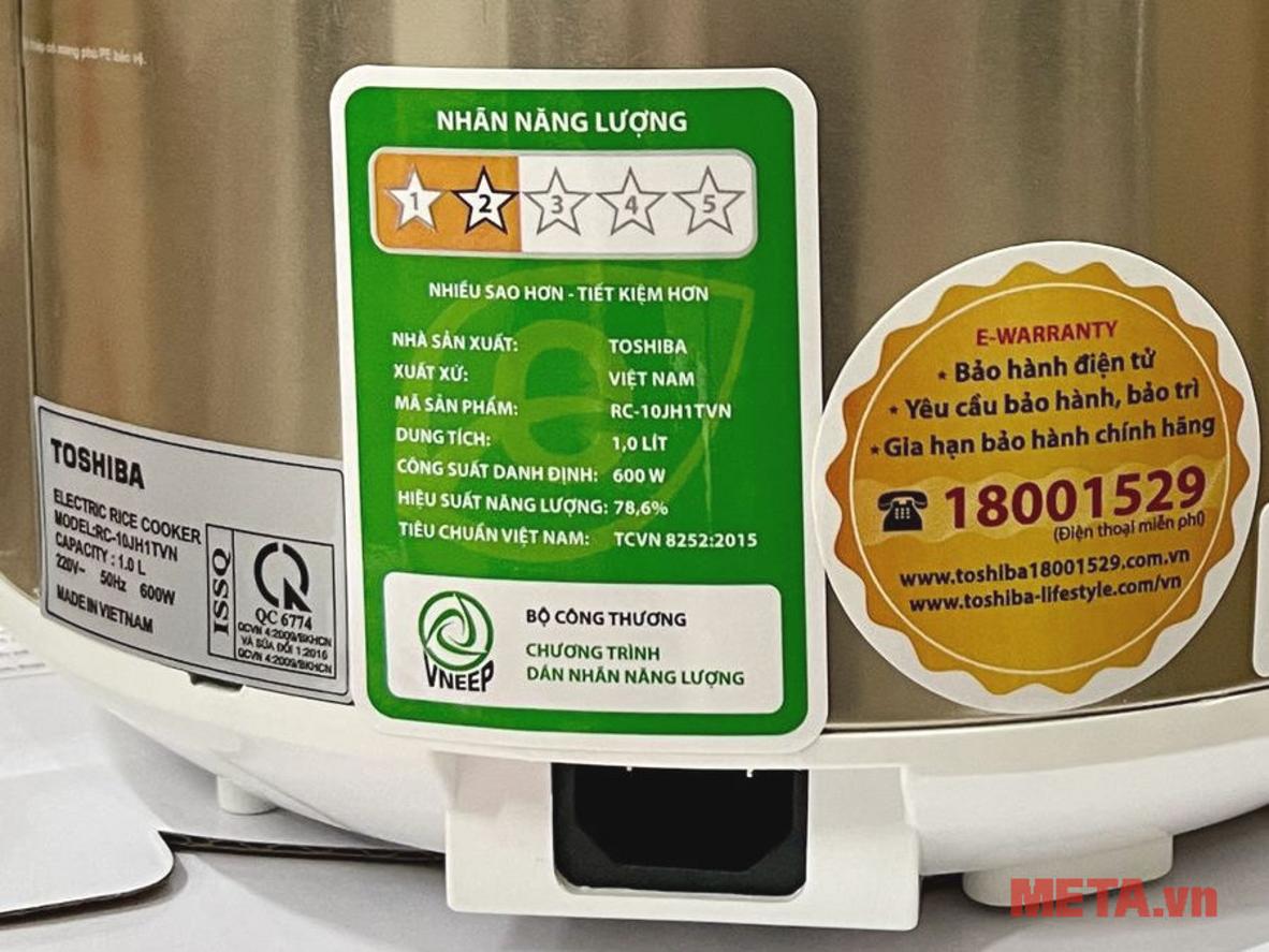 Minh họa công nghệ nấu 3D của Toshiba RC-10JH1TVN(N)