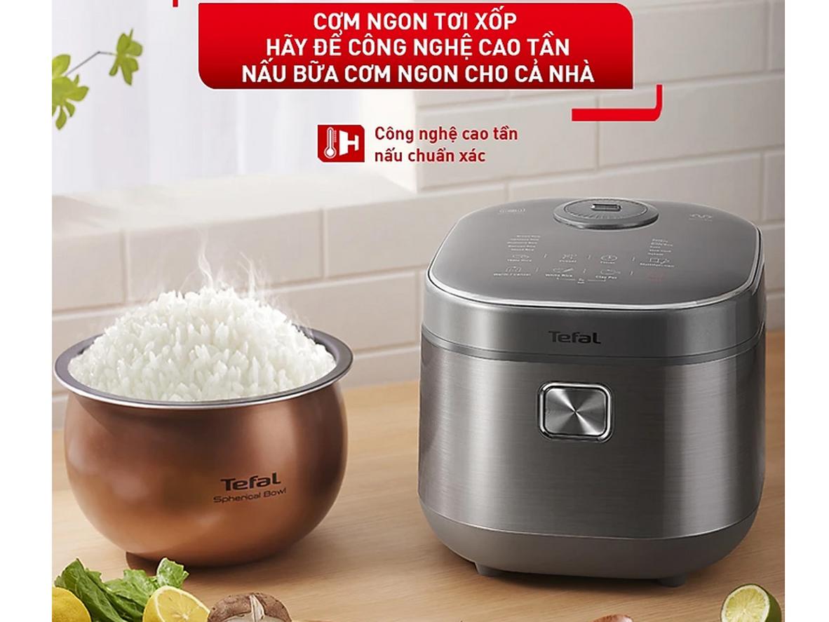 Công nghệ IH giúp cơm chín đều và giữ dưỡng chất.