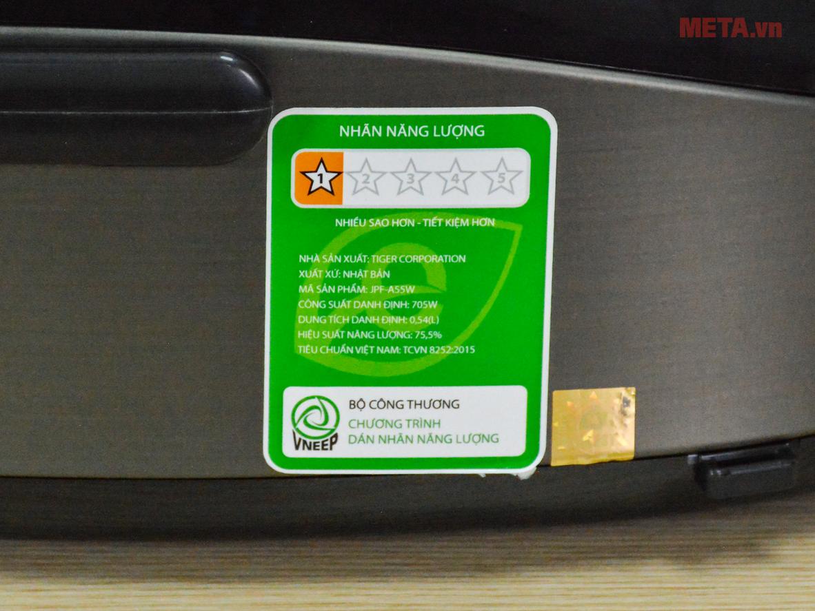 Lòng nồi 5 lớp phủ gốm dày 2.5mm