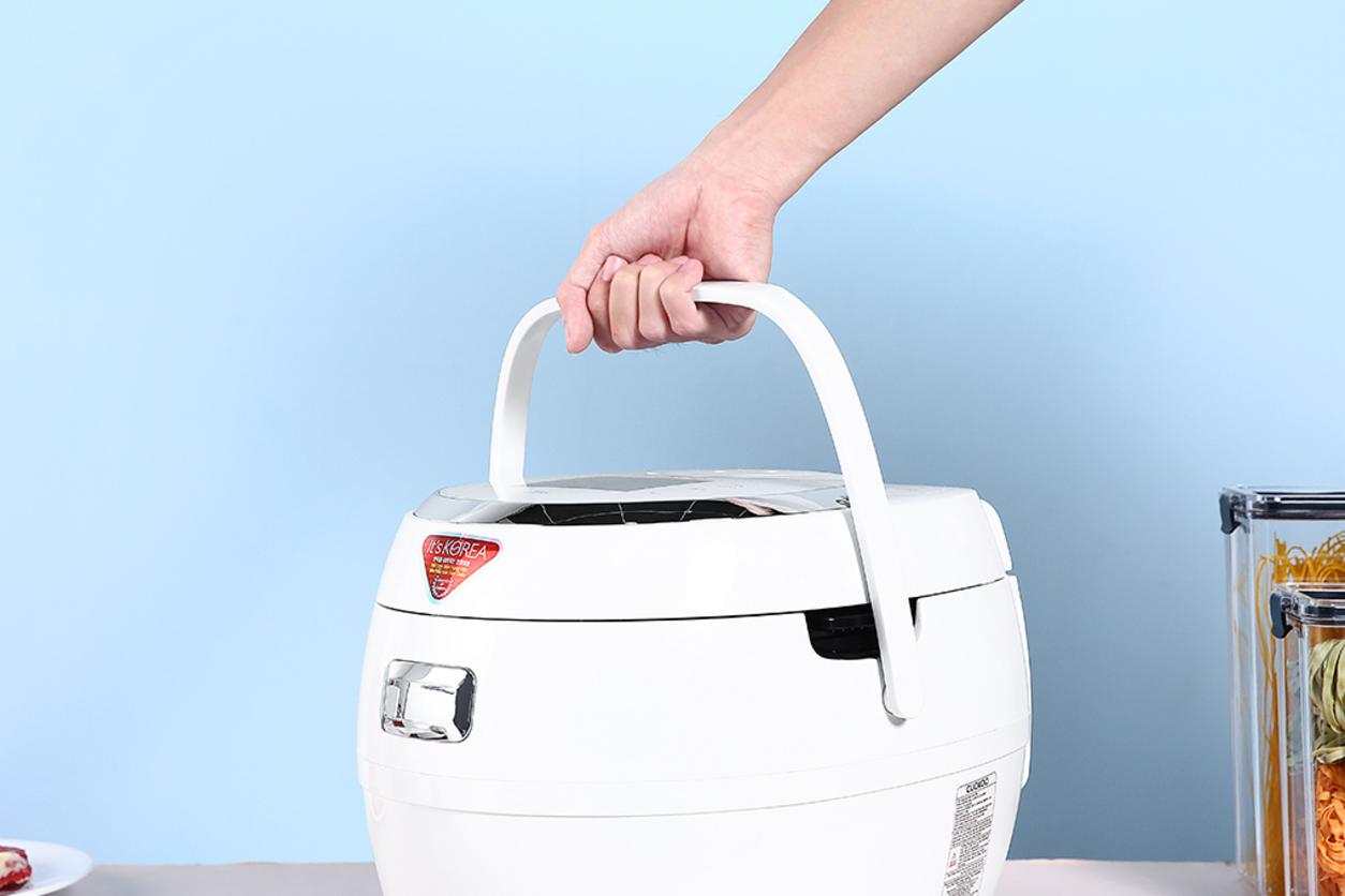 Ví dụ: Gạo lứt, cháo trẻ em và sữa chua làm được bằng CR-1020F
