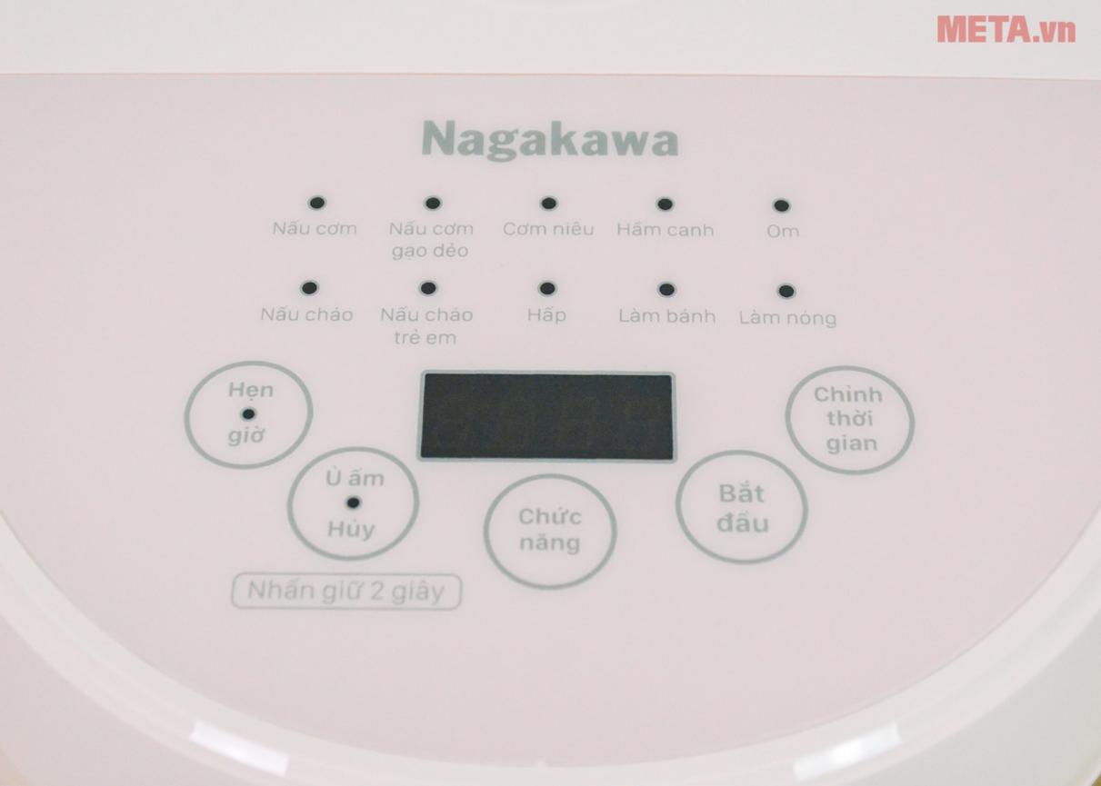 Tổng quan Nồi cơm điện tử Nagakawa NAG0142 (1.5 lít)