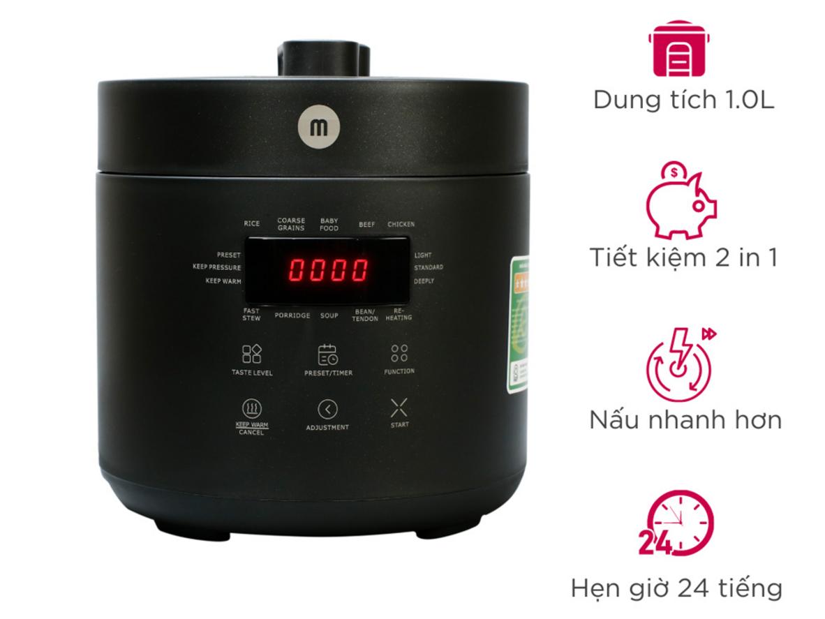 Dung tích 1 lít — phù hợp gia đình nhỏ