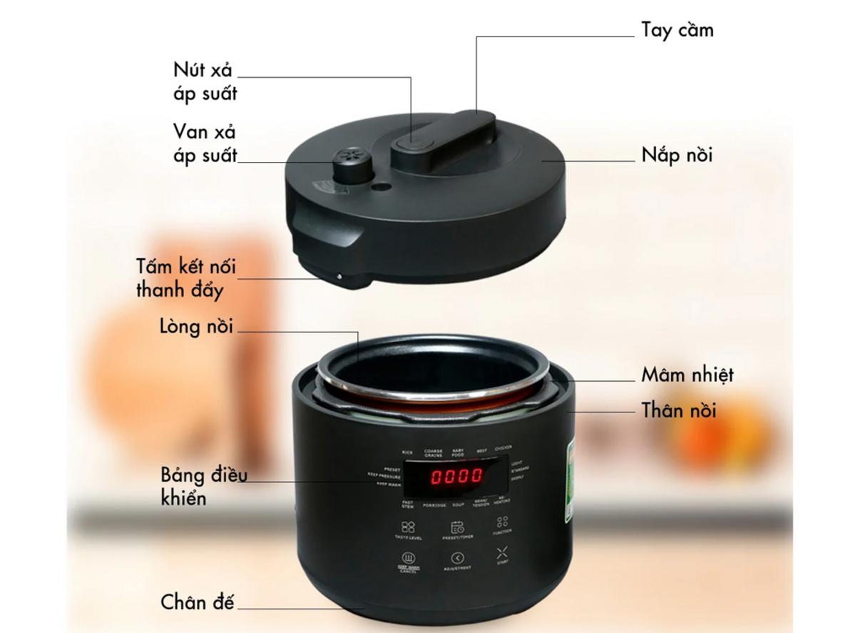 Dung tích 1 lít — phù hợp gia đình nhỏ
