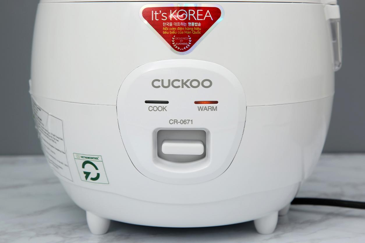 Tổng quan Nồi cơm nắp gài Cuckoo CR-0671
