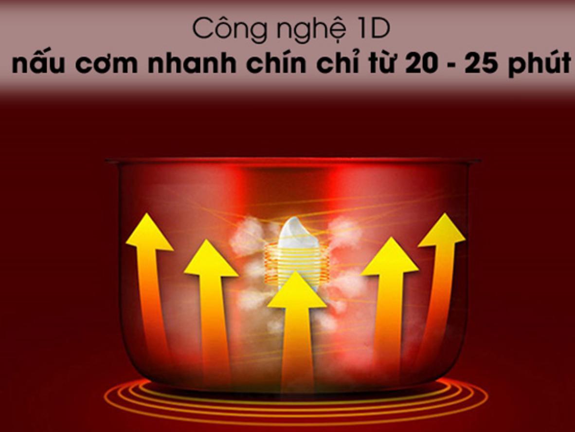 Tổng quan Nồi cơm nắp rời Toshiba RC-18MH1PV(F) 1.8 lít