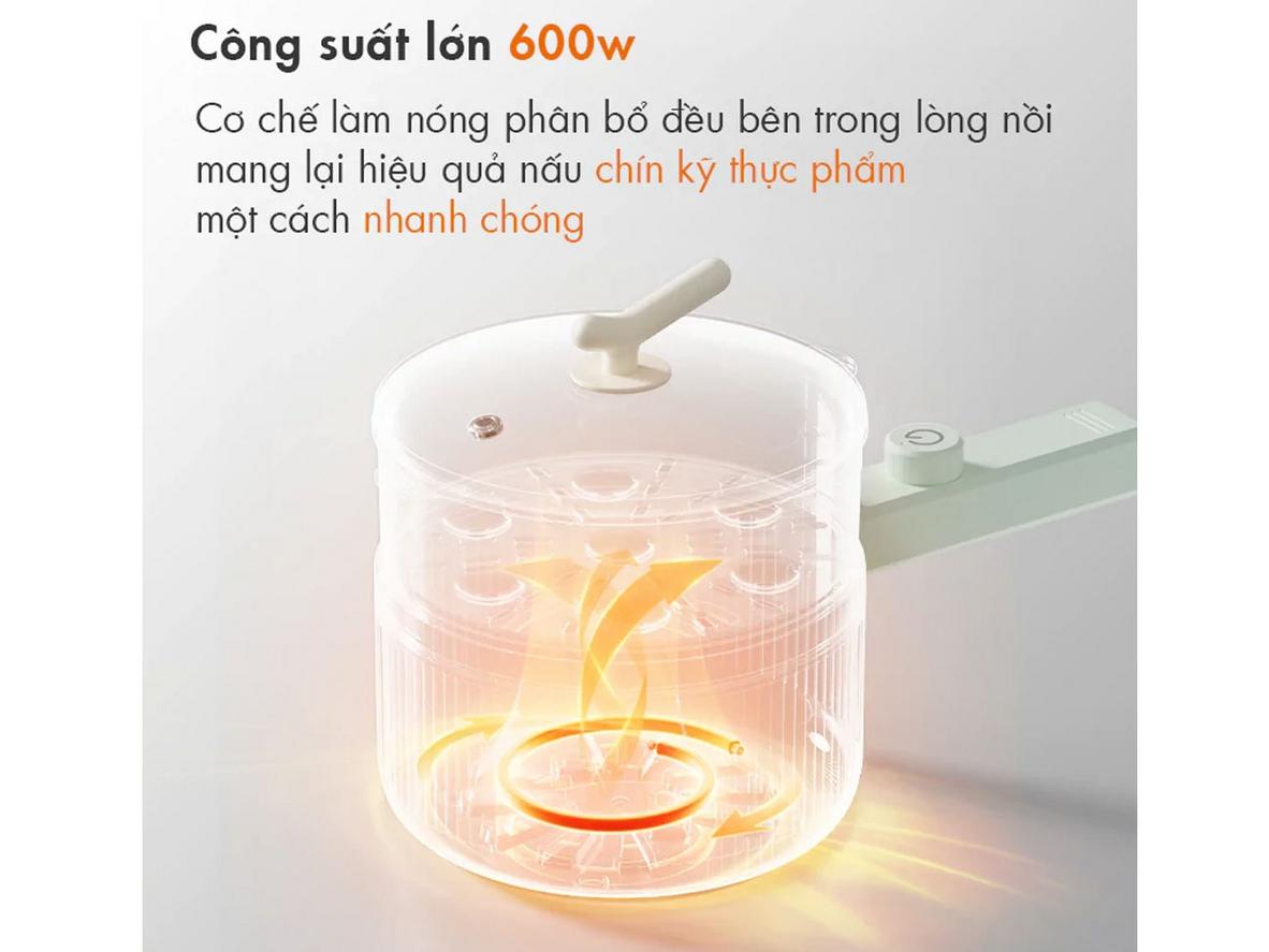 Tổng quan Nồi điện đa năng Gaabor EC-20M01A - 2 lít
