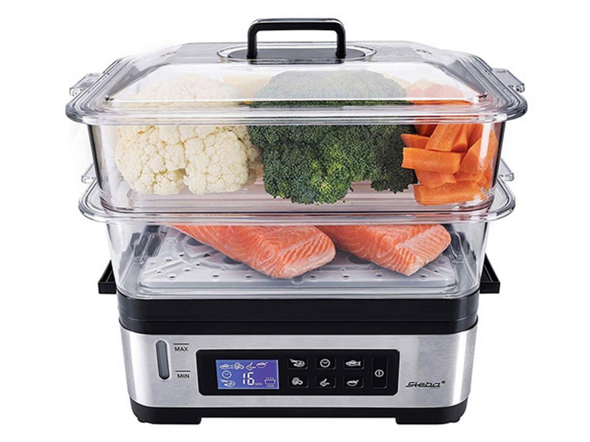 Tổng quan Nồi hấp 2 tầng Steba DG2