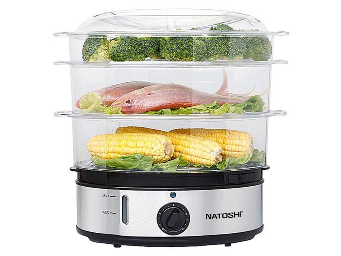 3 tầng, dung tích 9L — hấp nhiều món cùng lúc