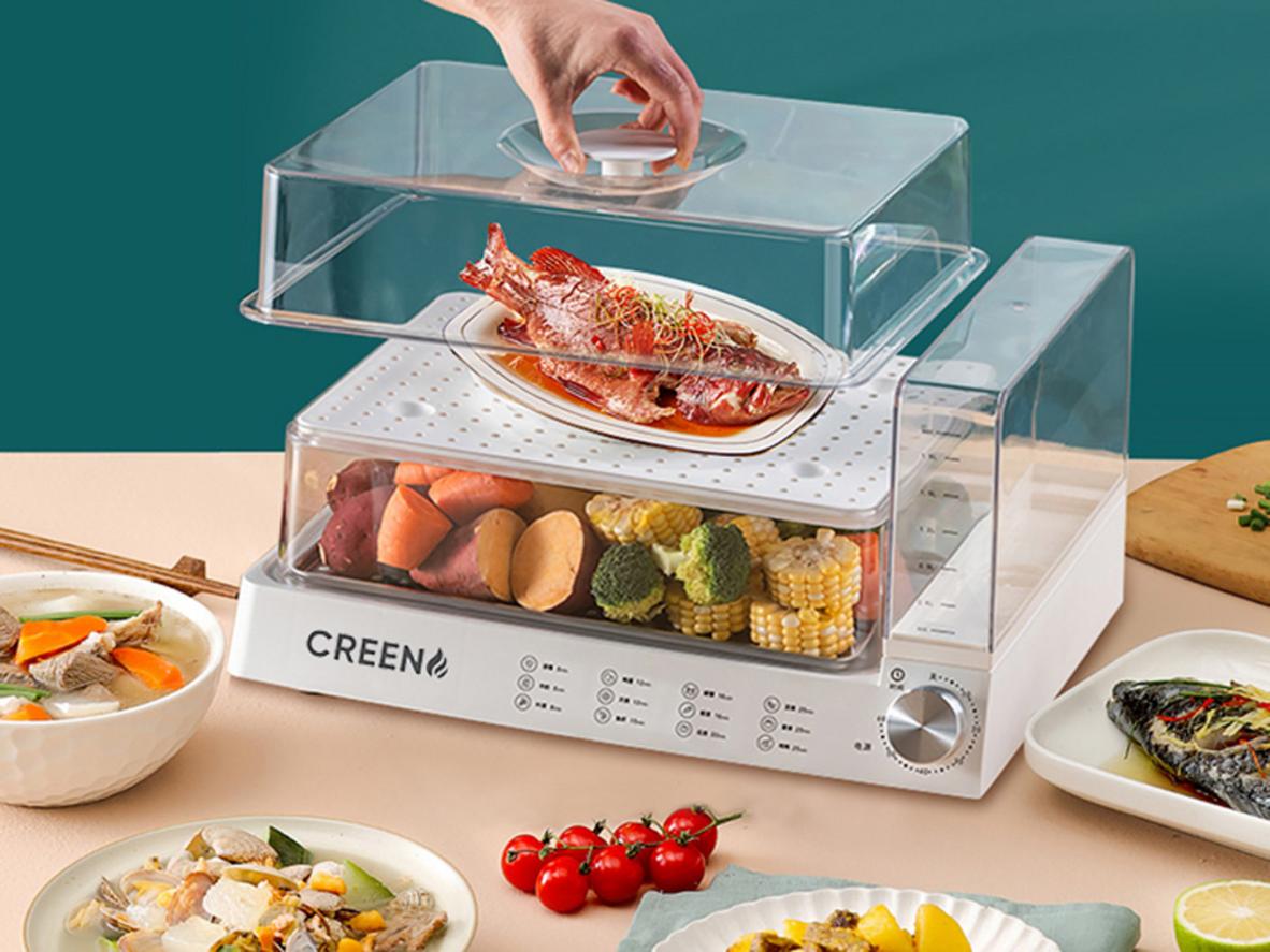 Tổng quan Nồi hấp điện đa năng Creen CR-135CF