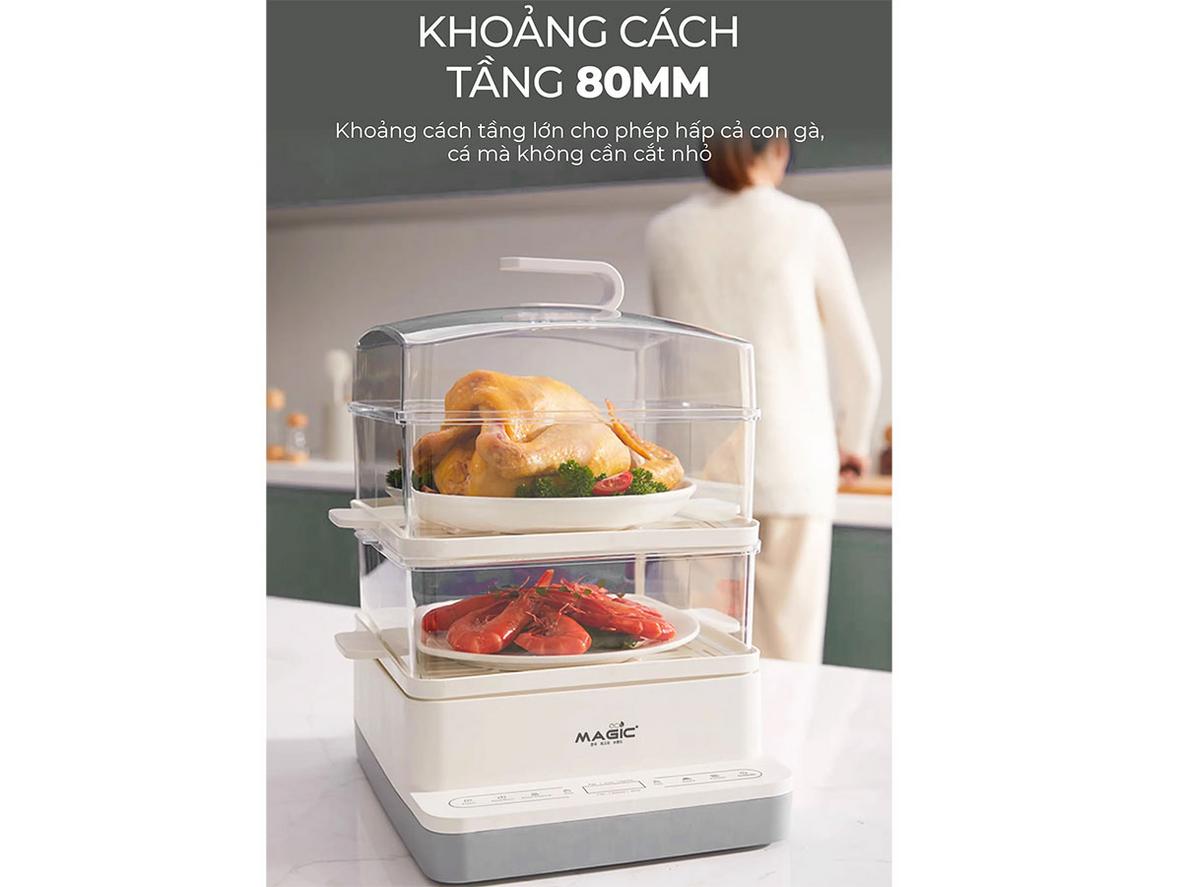 Tổng quan Nồi hấp Magic Eco AC-280