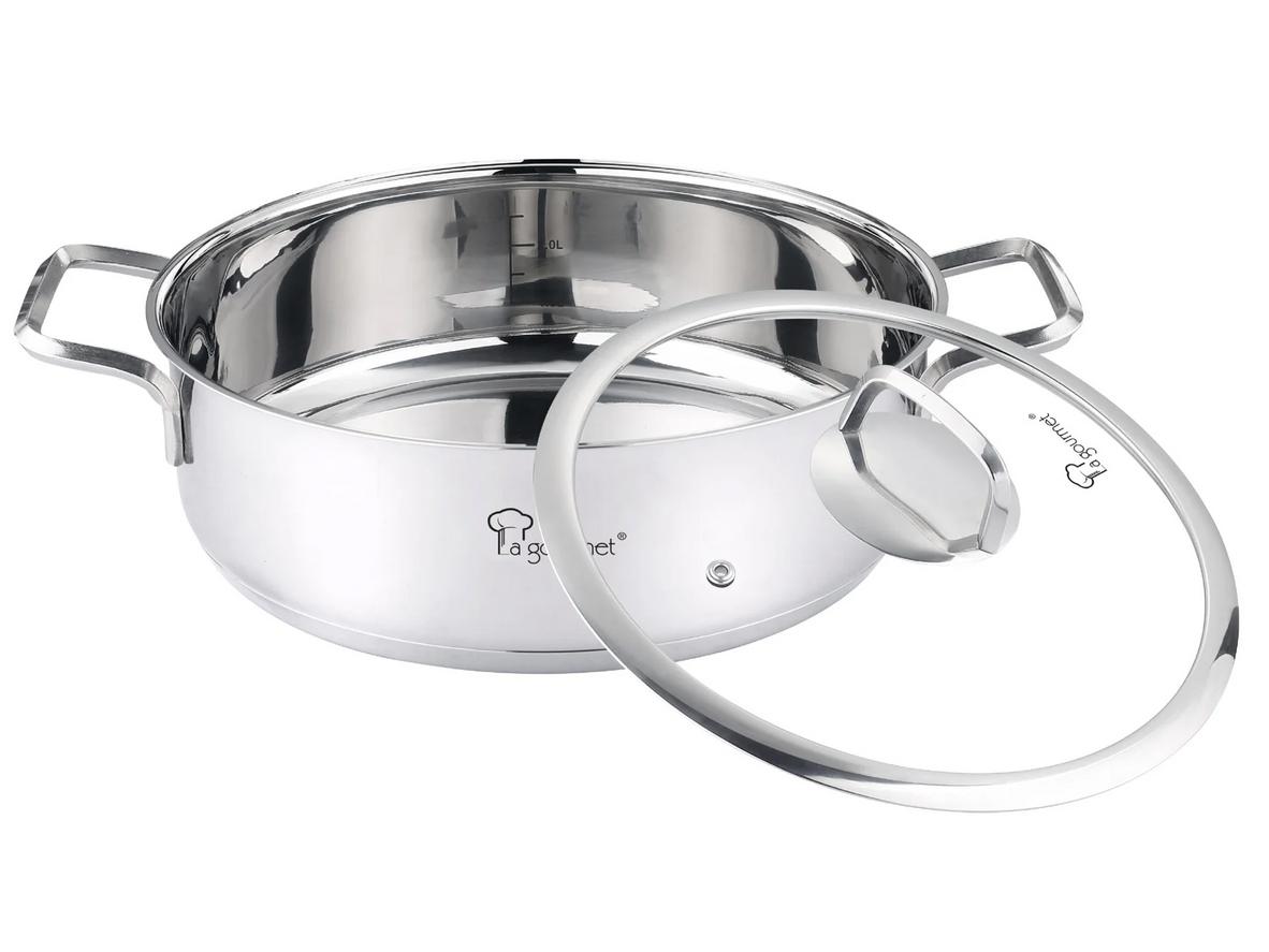 Tổng quan Nồi inox 304 cao cấp 5 đáy La Gourmet 412478 - 24cm
