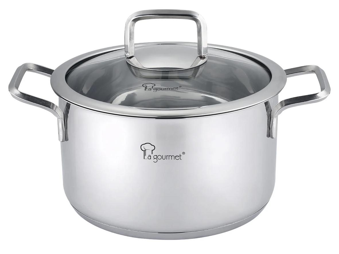 Tổng quan Nồi inox 304 Nova cao cấp 5 đáy La Gourmet 412461 - 20cm
