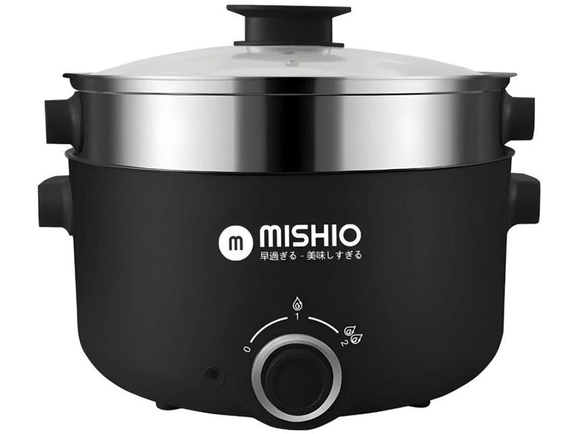 Tổng quan Nồi lẩu điện 4 lít Mishio MK328 (có xửng hấp)
