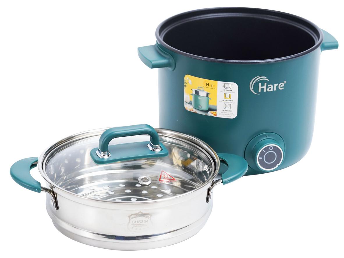 Tổng quan Nồi lẩu điện đa năng mini Hare HR-MF1506 (1.5 lít)