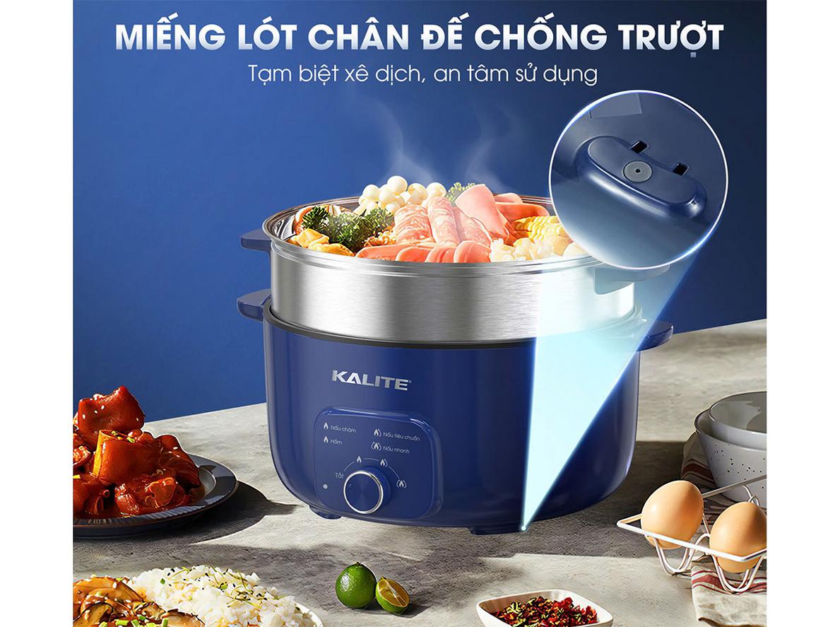Tổng quan Nồi lẩu hấp đa năng 2 tầng Kalite KL568-S - 11 lít