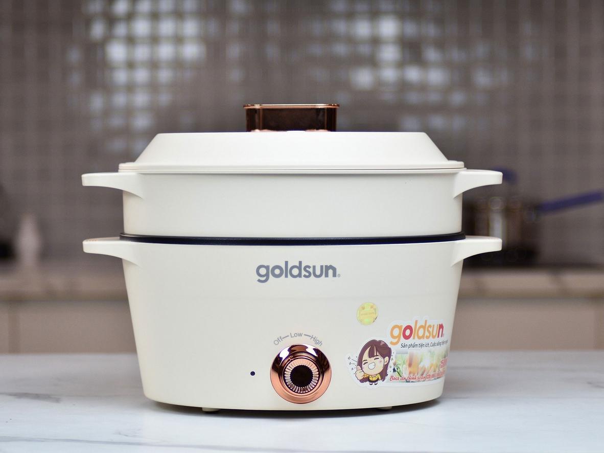 Tổng quan Nồi lẩu hấp đa năng Goldsun GMC3002