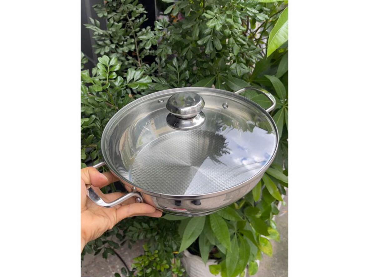 Tổng quan Nồi lẩu inox 3 đáy Iruka 26cm