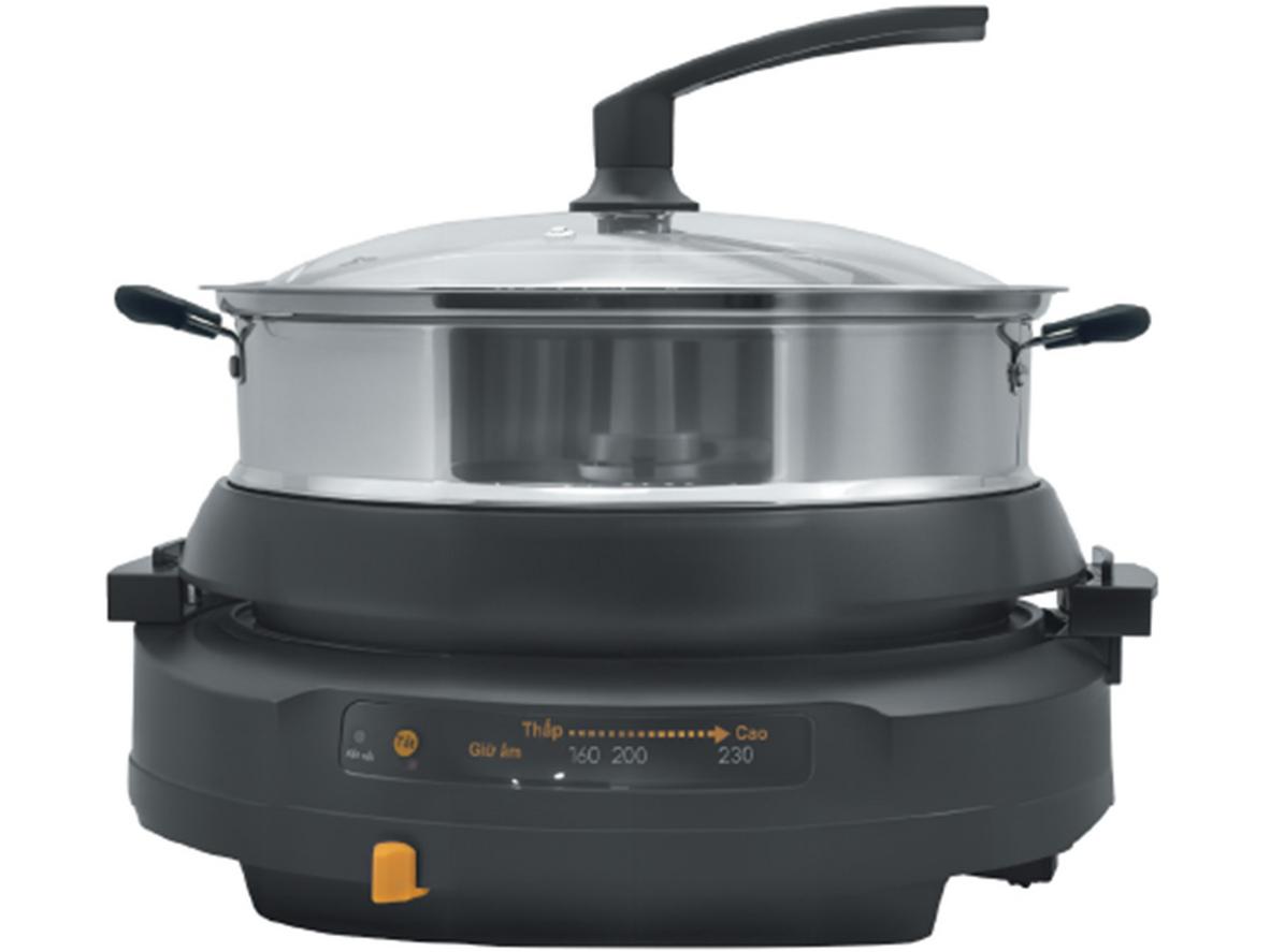 Tổng quan Nồi lẩu nướng điện đa năng tròn Kuchenzimmer - 013789 (2.8L)