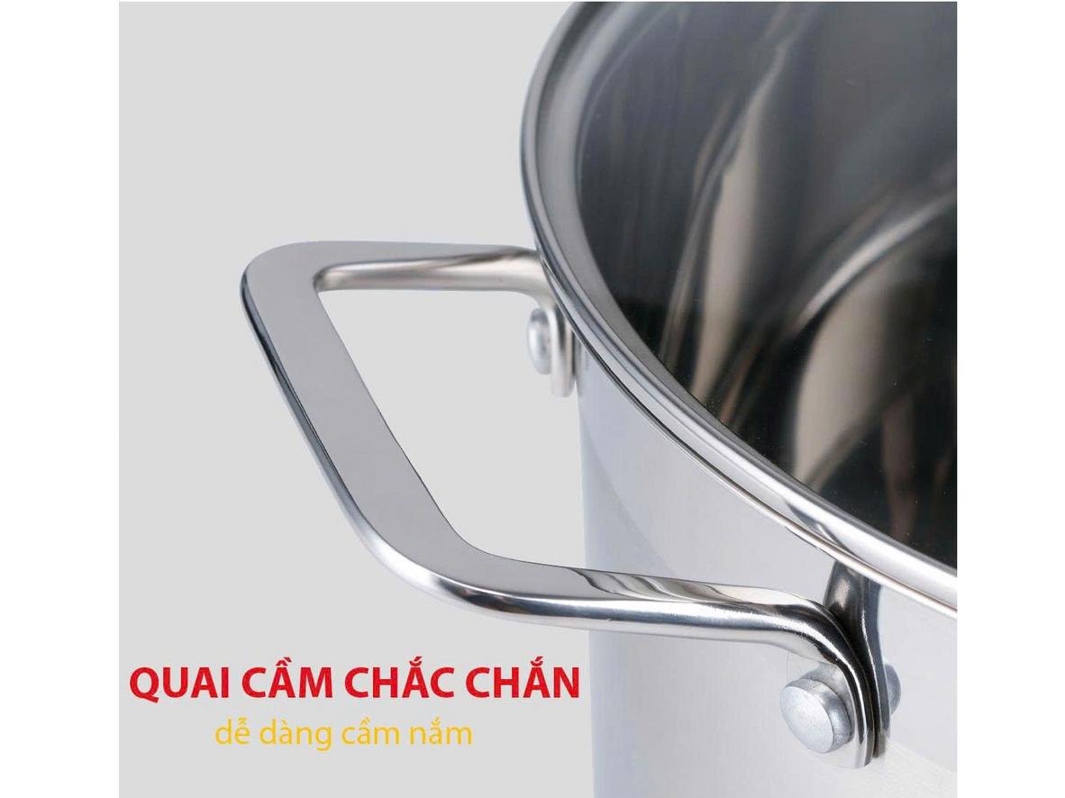 Dung tích ~12L và nắp kính cường lực tiện quan sát