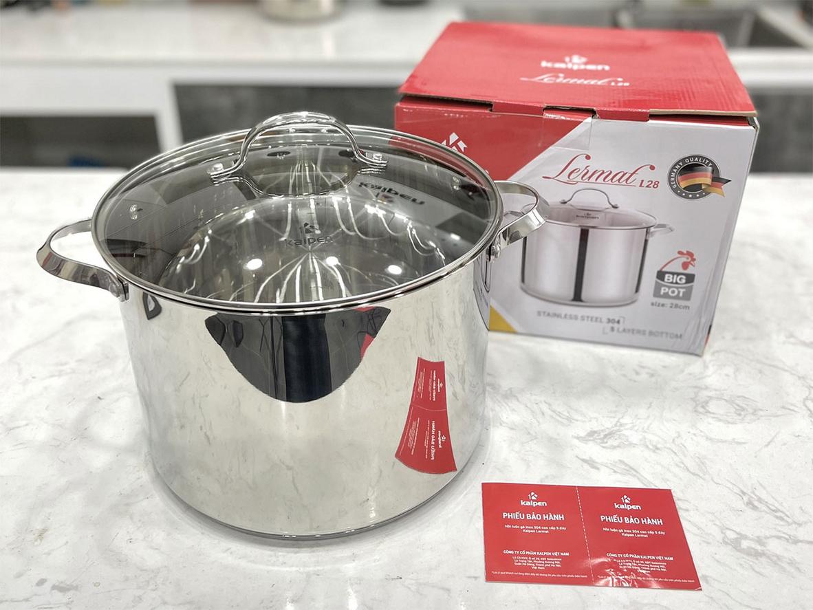 Cấu tạo đáy 5 lớp của Kalpen L30 giúp truyền nhiệt đều