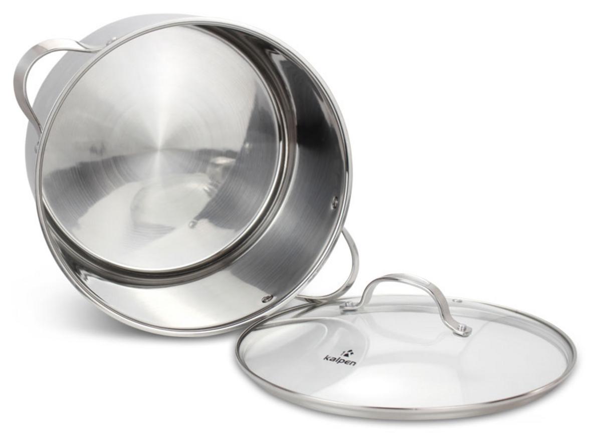 Tổng quan Nồi luộc gà inox 304 5 đáy Kalpen Lermat L30 (15.5 lít)