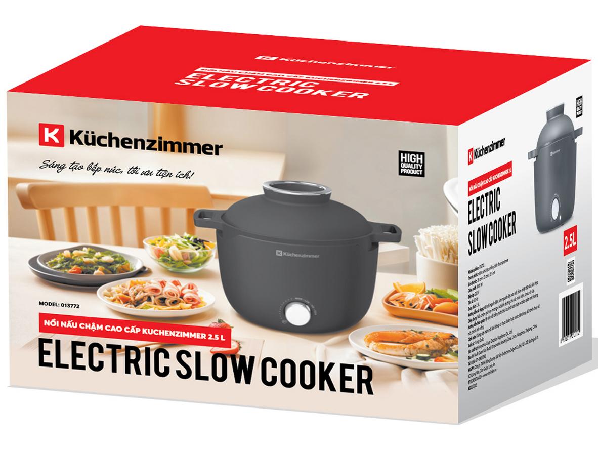 Tổng quan Nồi nấu chậm cao cấp Kuchenzimmer - 013772 (2.5L)