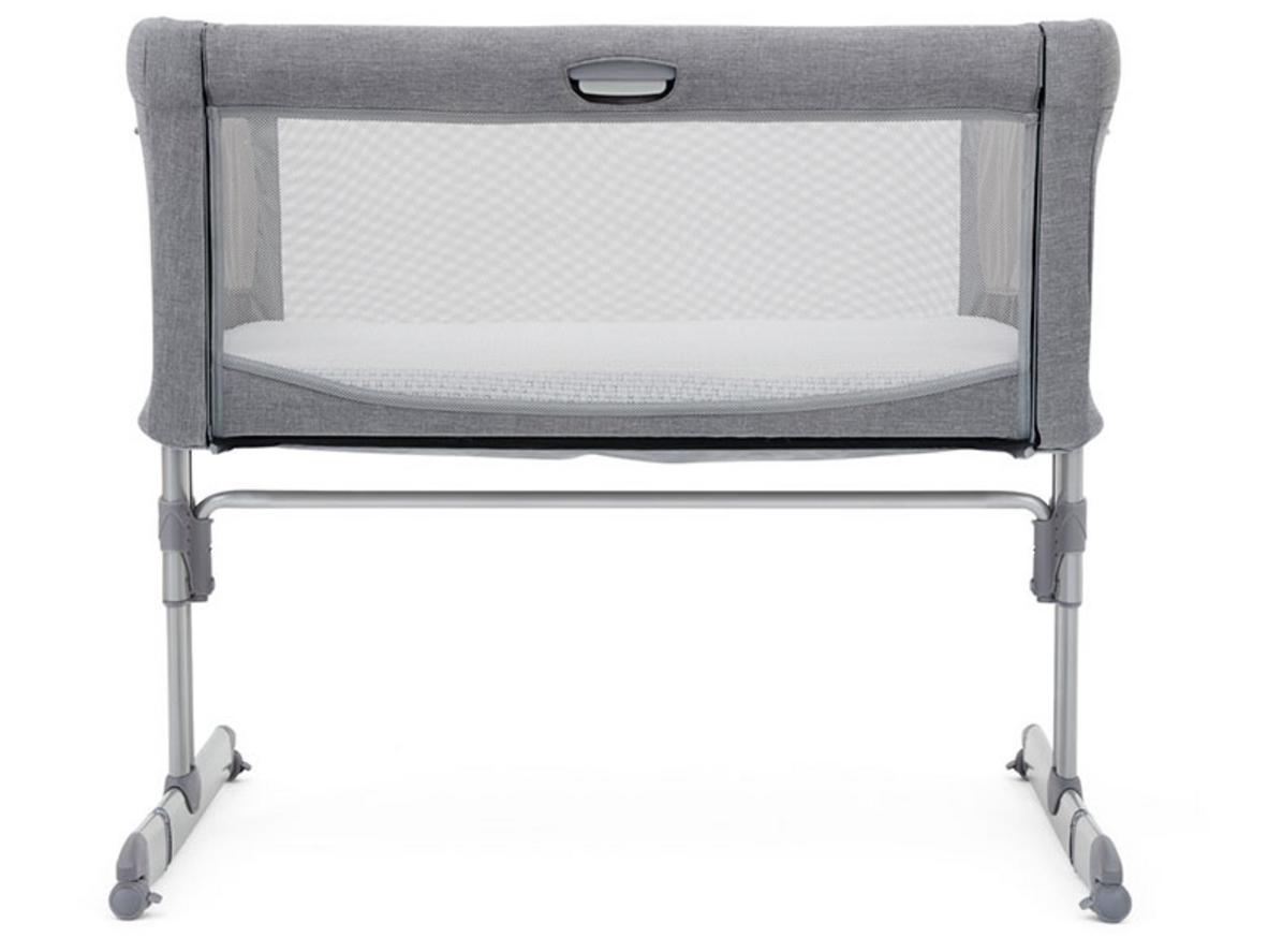 Tổng quan Nôi ngủ cạnh giường Joie Roomie Gray Flannel