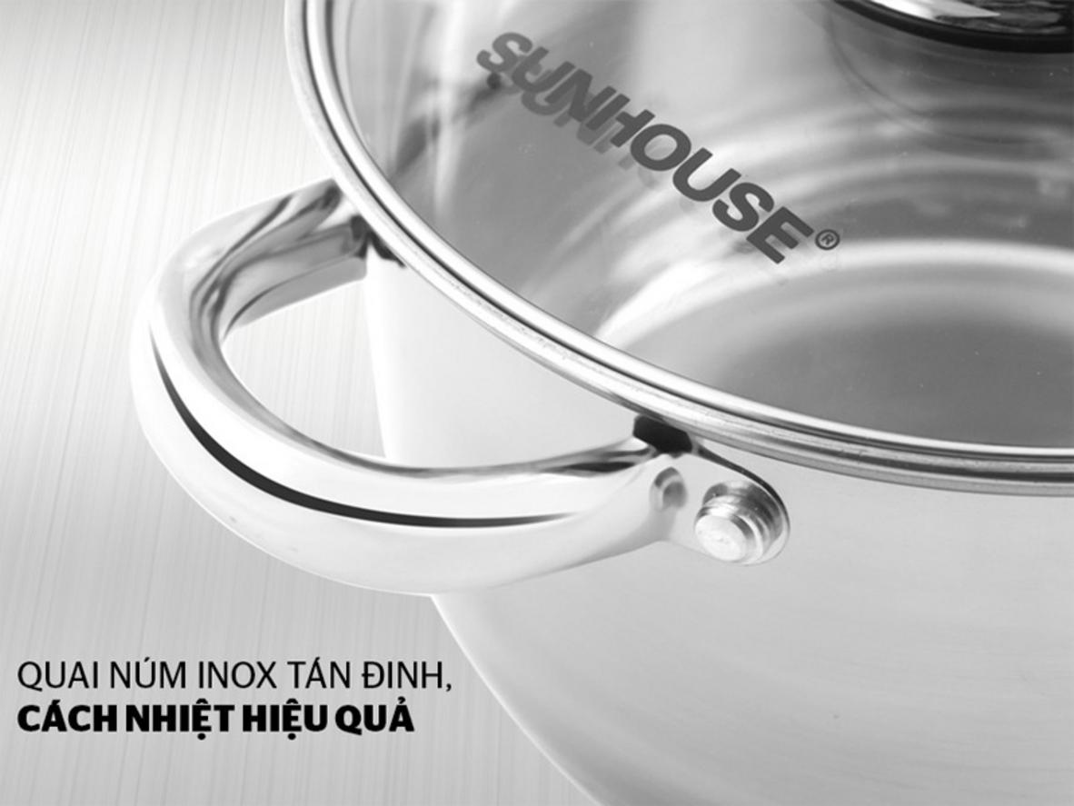 Cận cảnh đáy 3 lớp của nồi
