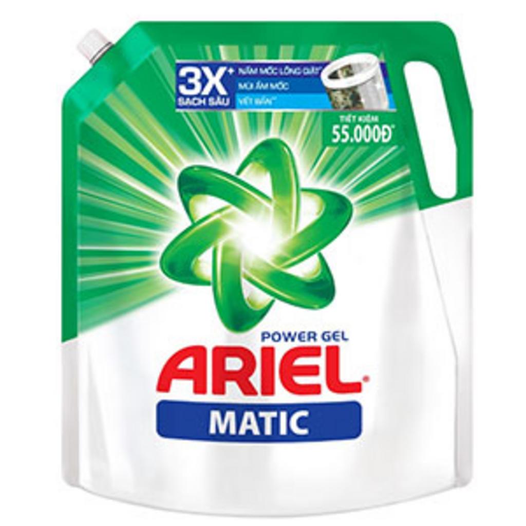 Tổng quan Nước giặt Ariel Matic cho máy giặt