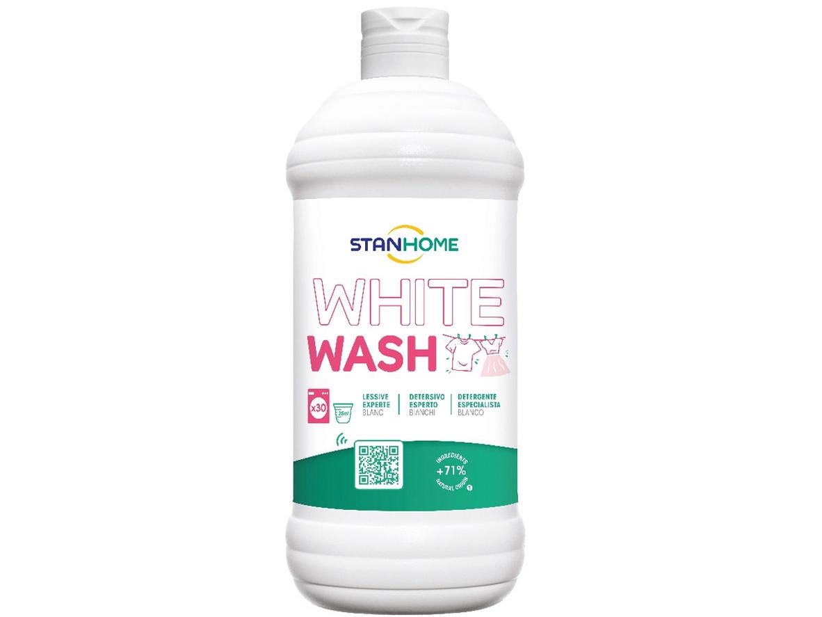 Nước giặt đậm đặc chuyên dụng cho quần áo trắng Stanhome White Wash 750ml