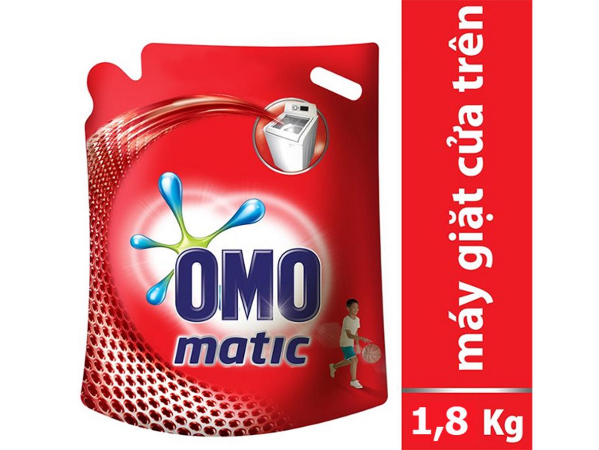 Tổng quan Nước giặt OMO Matic cho máy giặt cửa trên
