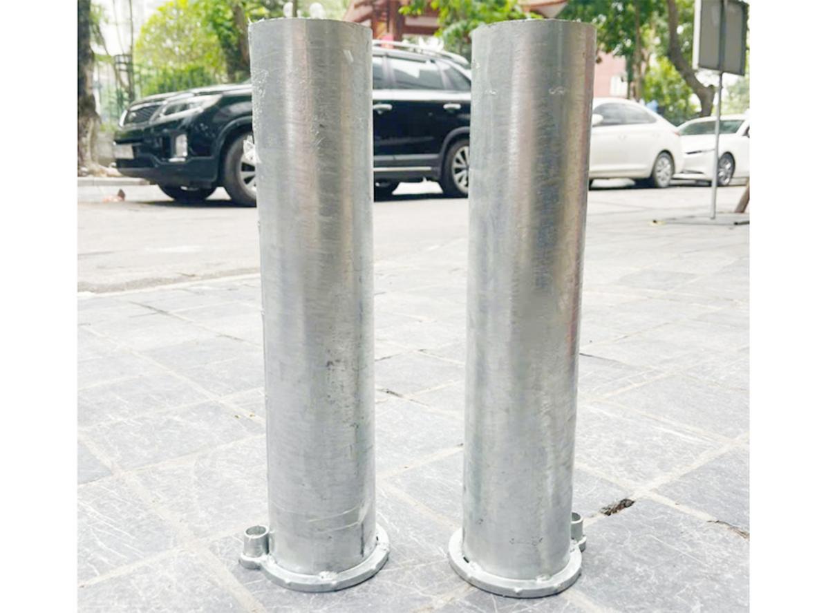 Thiết kế phù hợp trụ Ø90mm giúp lắp đặt chuẩn xác