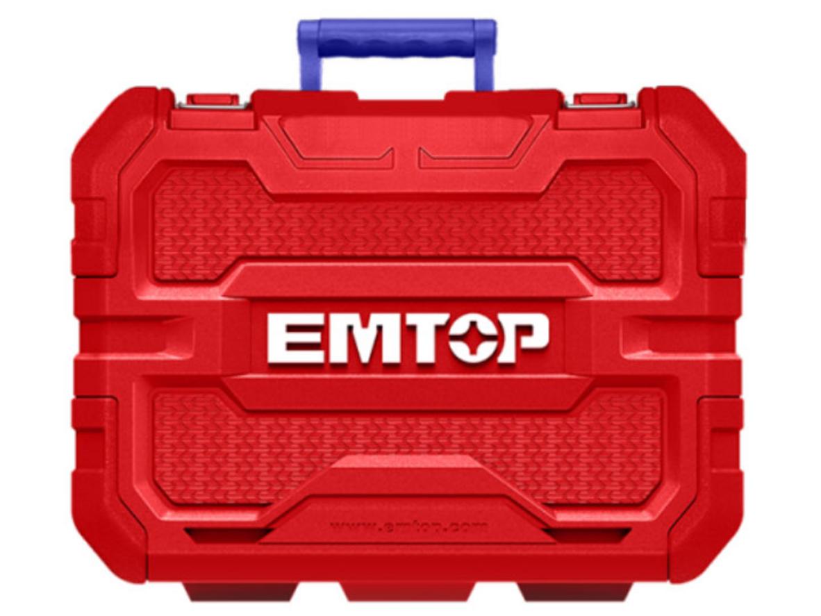Bộ pin 20V 2Ah kèm sạc — sẵn sàng dùng ngay và di động (Emtop ELMF20221) , imagePrompt: "Close-up of the 20V 2Ah lithium-ion battery next to the Emtop multi-tool, showing battery model label and charger on a wooden bench."