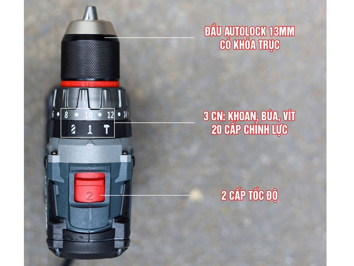 Pin Lithium 21V/4Ah — dùng lâu, thay nhanh