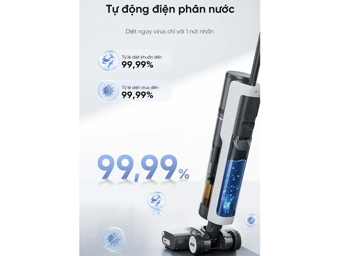Pin 6 x 4.900 mAh — thời gian hoạt động dài
