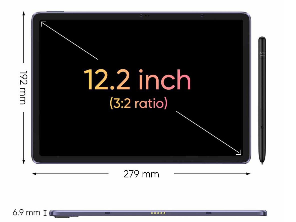 Pin 8000mAh, sạc nhanh 33W và cấu hình mạnh cho workflow di động