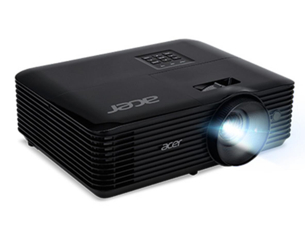 Ảnh minh họa slide PowerPoint và văn bản sắc nét trên màn chiếu
