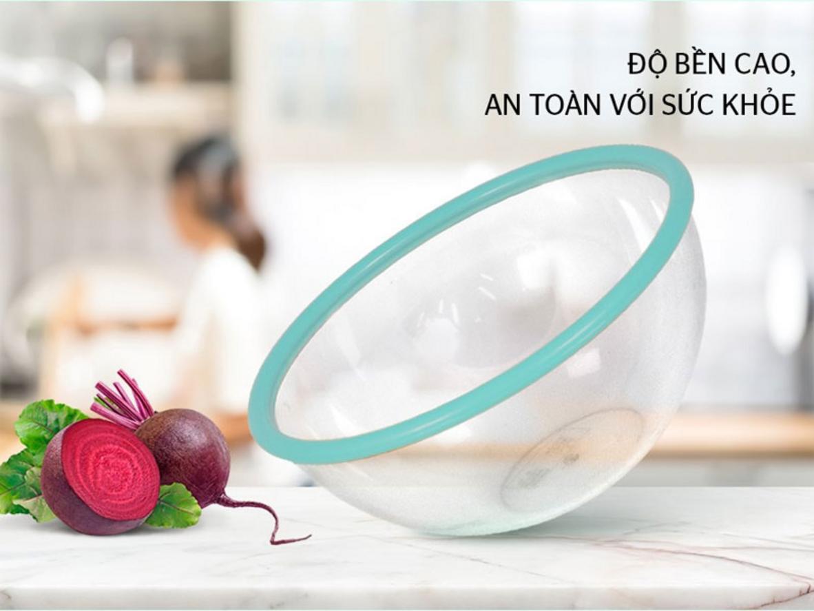 Miệng rộng, vành ABS dày — tiện trộn và bền bỉ.