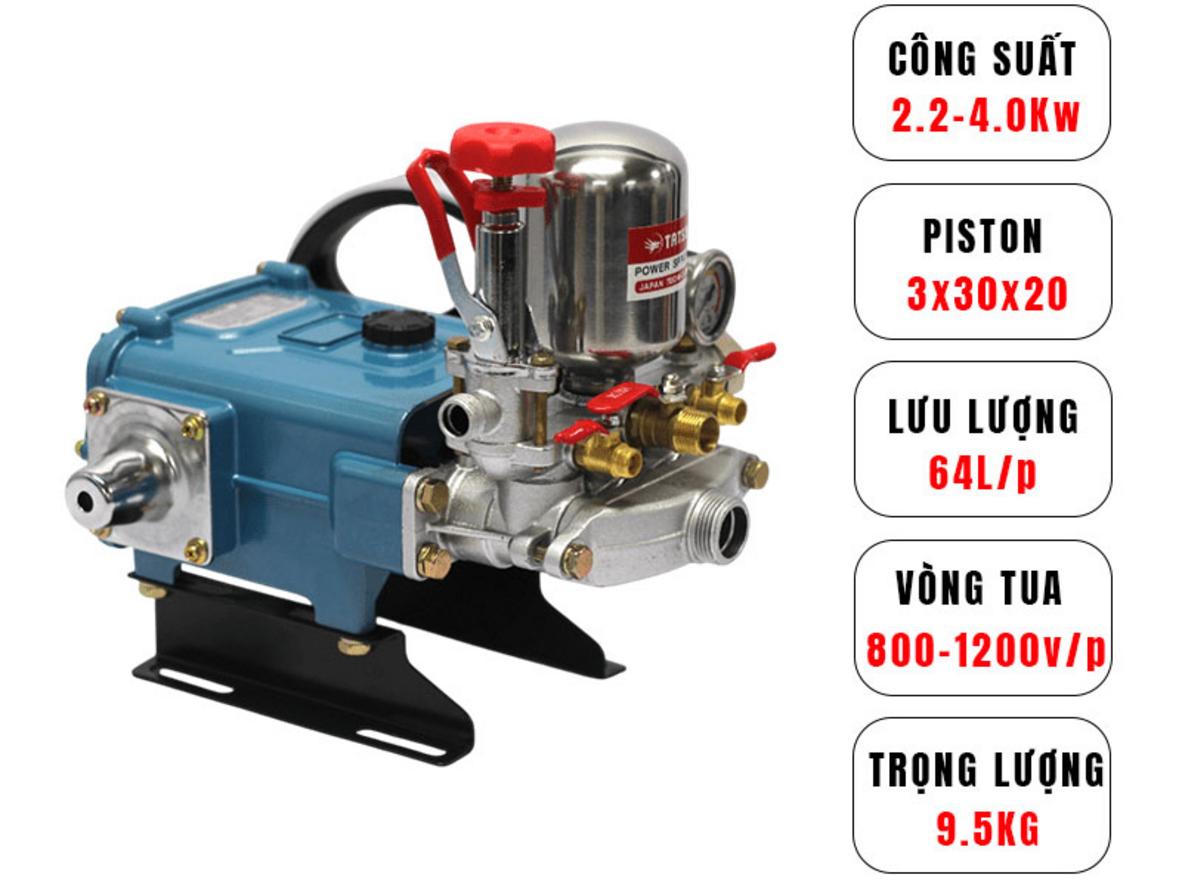 Dễ lắp đặt với motor điện hoặc đầu nổ xăng/diesel.