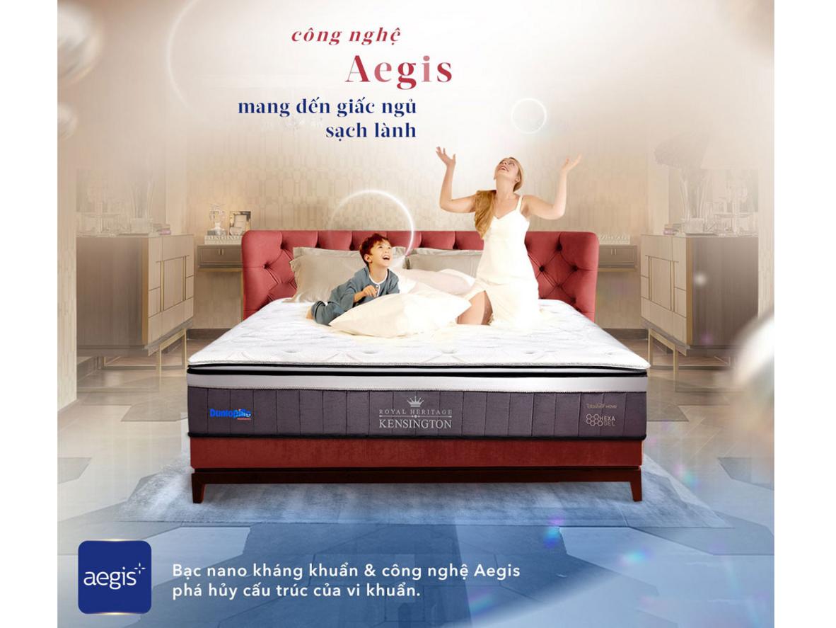Vải bọc Aegis — kháng khuẩn và dễ vệ sinh