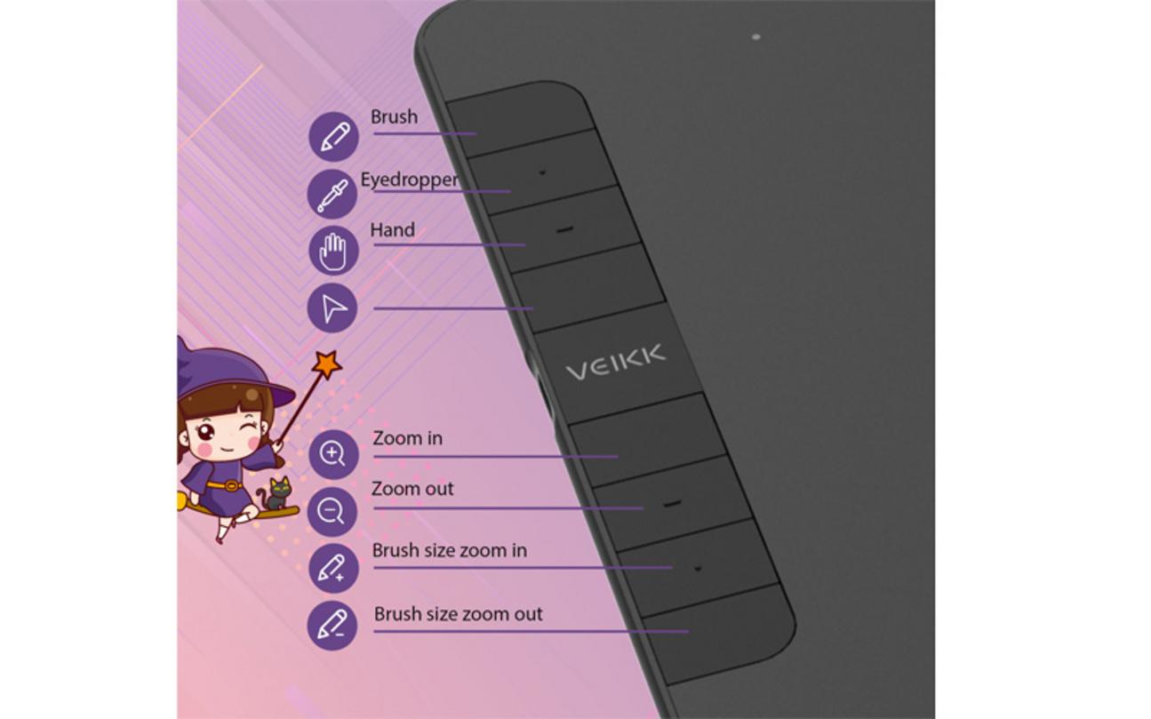 Lực nhấn 8192 và hỗ trợ nghiêng (tilt)